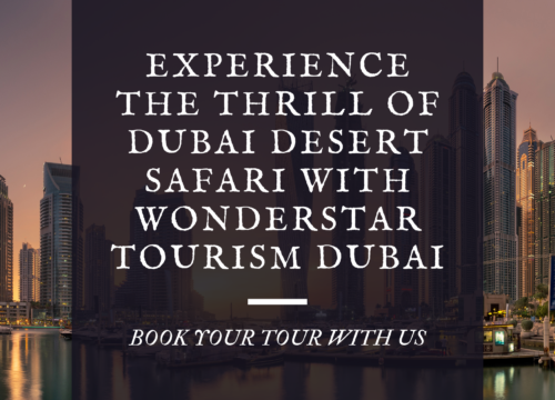 Experience the Thrill of Dubai Desert Safari with Wonderstar Tourism Dubai